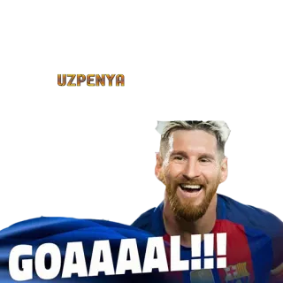 ⚽ d449879b GOAAAAL!!! UZAPENYA calcio, football, gol, sport, celebrazione whatsapp sticker