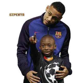 😜 d6a96058 Neymar UZPENYA calcio, calcio, sport, Neymar, FC Barcelona whatsapp sticker
