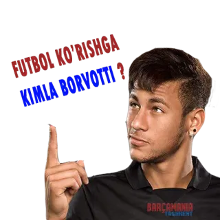 😎 df4bd78f Neymar FUTBOL KO'RISHGA KIMLA BOQYOTTI ? Neymar, calcio, calcio, sport, Uzbekistan whatsapp sticker