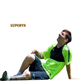 😂 f434d7ae Lionel Messi UZPENYA calcio, atleta, Messi whatsapp sticker
