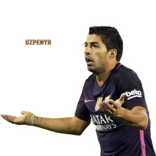 ☹ f6657f78 Luis Suárez UZPENYA calcio, calciatore, giocatore, atleta whatsapp sticker
