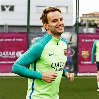 😁 5d7eecb7 QATAR AIRWAYS futebol, futebol americano, atleta, camisa, esportes, FC Barcelona, Qatar Airways whatsapp sticker