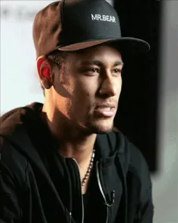 😐 5dffdfa1 MR.BEAR homem, retrato, neymar, celebridade whatsapp sticker