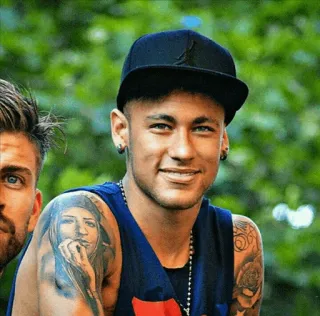 😀 6f70ff0f Neymar Neymar, futebol, atleta, futebol, brasileiro, tatuagem whatsapp sticker