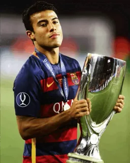 😐 8ac5d8ee futebol, esportes, futebol, troféu, atleta whatsapp sticker