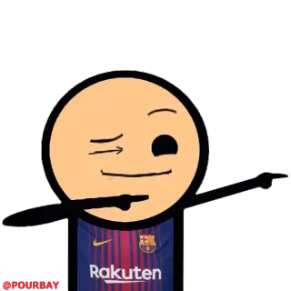 😉 69f4ee39 pourbay Dab, Sianida, Kebahagiaan, Kartun, Karakter telegram sticker