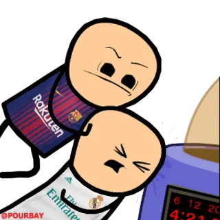 👊 d068a466 stiker, kartun, sepak bola, olahraga, reaksi telegram sticker