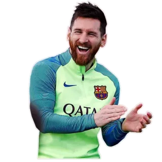 😂 2357f681 Lionel Messi calcio, calciatore, atleta, Barcellona, giocatore telegram sticker