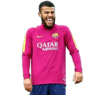 😛 275f2fc2 Qatar Airways calcio, atleta, sport, FC Barcelona, calcio, giocatore telegram sticker