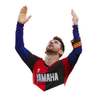 🙏 872f004a Lionel Messi calcio, calciatore, atleta, messi, esultanza telegram sticker