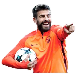 👊 8bffe99d Gerard Piqué calcio, calciatore, giocatore, sport, atleta telegram sticker