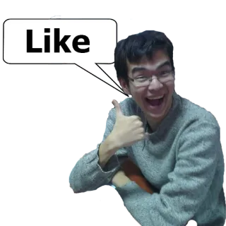 👍 c82ec6e2 Like Suka, Jempol ke atas, Persetujuan, Orang, Positif, Setuju telegram sticker