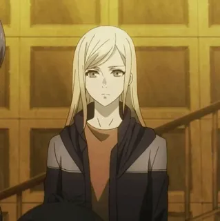 🍬 c1d98a43 动漫, 女人, 金发, 严肃, 动画, 角色 telegram sticker