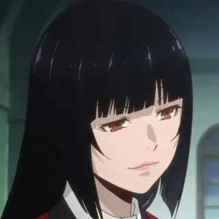 🍬 fc9e1238 Yumeko Jabami Kakegurui 动漫, 狂赌之渊, 蛇喰梦子, 赌博, 角色 telegram sticker