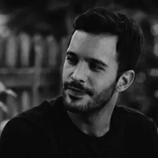 🖇 b43f65b1 ผู้ชาย, ภาพเหมือน, ใบหน้า, ขาวดำ, สีเดียว, คน, ภาพถ่ายบุคคล whatsapp sticker