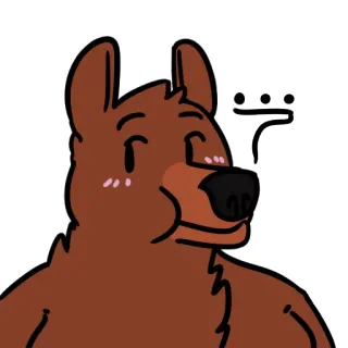 😳 3177f72b 熊, 卡通, 动物, 角色, 可爱 telegram sticker