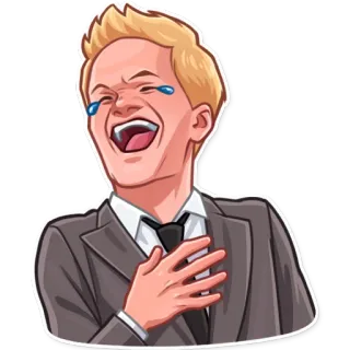 Barney Stinson whatsapp stickers