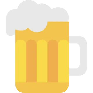 🍺 c4fb1ece beer, drink, alcohol, mug, beverage telegram sticker