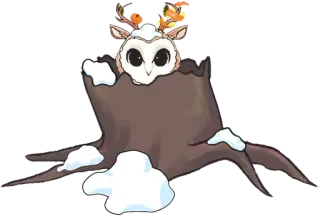 🦉 0714474b burung hantu, musim dingin, salju, lucu, binatang, kartun, stiker telegram sticker