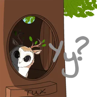 barnowldeer telegram stickers