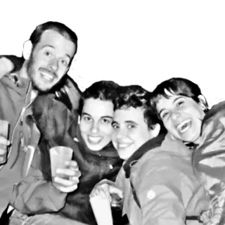 👨 ffcc093e grup, teman, orang, tersenyum, pesta, perkumpulan whatsapp sticker