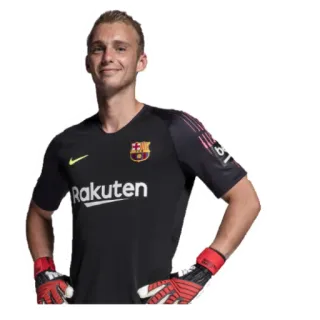 🧤 02b914b9 sepak bola, olahraga, penjaga gawang, Barcelona, Rakuten, kaos whatsapp sticker