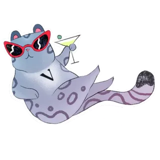 Barsik the-village.kz telegram stickers