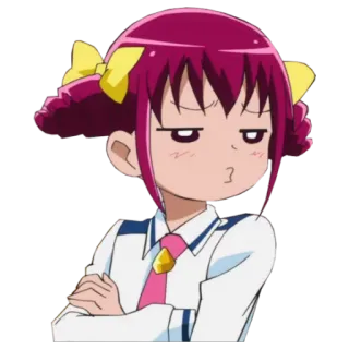 😚 49f9d0bd Anime, Chica, Dibujos animados, Lindo, Personaje, Pose, Expresión telegram sticker