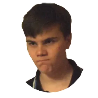 😡 563a1988 orang, potret, wajah, remaja, foto kepala whatsapp sticker