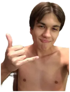 🤙 88b43636 人, 男性, ハングルース, ジェスチャー, 笑顔 whatsapp sticker