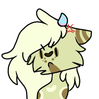 😒 f4151280 Cartoon, Katze, Wütend, Tier, Sticker telegram sticker