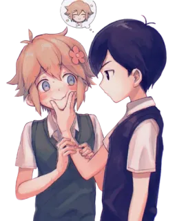 🙂 e4a39456 Basil Omori omori, basil, sunny, 비디오 게임, 애니메이션 telegram sticker