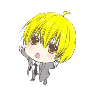 🤗 117bdbeb anime, manga, chibi, cute, kawaii, cartoon, character whatsapp sticker
