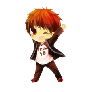 😴 40479b4e SEIRIN anime, chibi, manga, kuroko no basket, seirin, sports anime whatsapp sticker