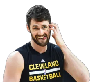 😰 07e03396 Kevin Love Баскетбол, Спортсмен, Спорт, Кливленд Кавальерс, Кевин Лав whatsapp sticker