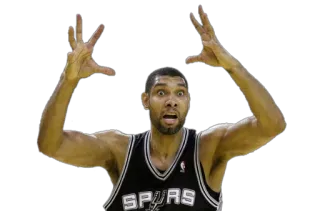 😨 e5bb447f Tim Duncan НБА, баскетбол, спорт, игрок whatsapp sticker