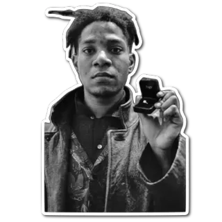 Jean-Michel Basquiat telegram stickers