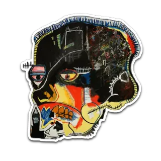 Jean-Michel Basquiat telegram stickers