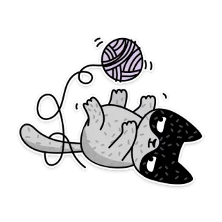 BatCat_@aniwhart telegram stickers