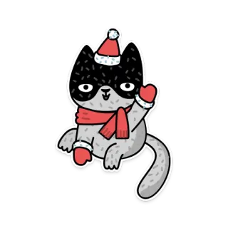 BatCat_@aniwhart telegram stickers