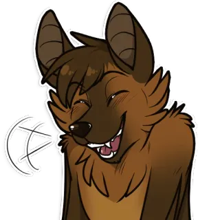😁 3aff064e antropomórfico, murciélago, dibujos animados, furry, feliz, sonriente whatsapp sticker