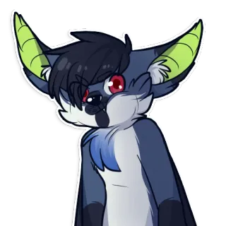 😠 aec2637f Furry, Animal, Dibujos animados, Personaje, Antropomórfico whatsapp sticker