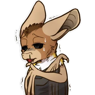 🤢 c48a8db5 murciélago, animal, peludo, antro, mamífero, dibujos animados, pegatina whatsapp sticker