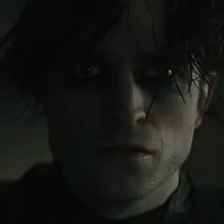 😥 d0d9daeb Batman The Batman robert pattinson, vigilante, bohater, dc comics, postać komiksowa telegram sticker