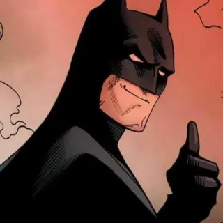 👍 ca050093 Batman Batman, DC Comics, Superhero, Thumbs up telegram sticker