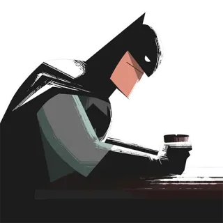😐 f719a22d Batman Batman, Superheld, DC Comics, Stripboek, Cartoon, Vigilante, Dark Knight whatsapp sticker