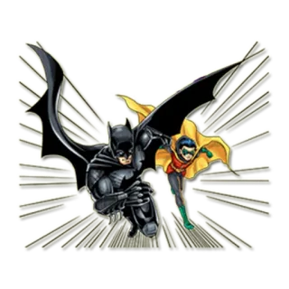 🏃 450a4040 Batman комикс, супергерой, робин, dc, борец с преступностью whatsapp sticker