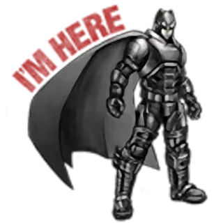 👋 8ed348a7 盔甲, 超级英雄, 披风, 角色, 未来, 战士 whatsapp sticker