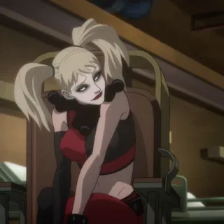 💉 31a84401 Harley Quinn Harley Quinn, DC Comics, Antiheld, Bösewicht, Weibliche Figur, Cartoon telegram sticker