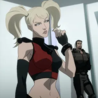 💉 62b41a92 Harley Quinn Harley Quinn, DC Comics, Bösewicht, Cartoon telegram sticker